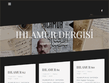 Tablet Screenshot of ihlamurdergisi.com